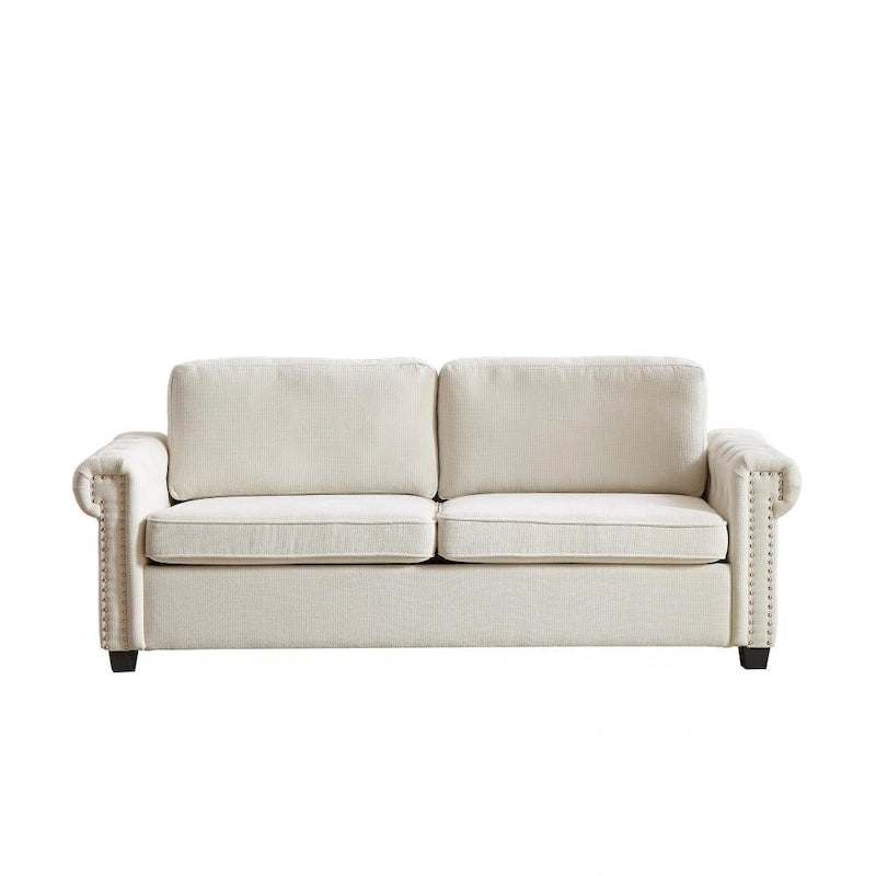 Canapé-lit convertible 2 en 1 en polyester de 83,8 pouces