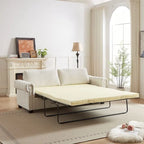 Canapé-lit convertible 2 en 1 en polyester de 83,8 pouces