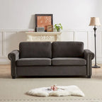 Canapé-lit convertible 2 en 1 en polyester de 83,8 pouces