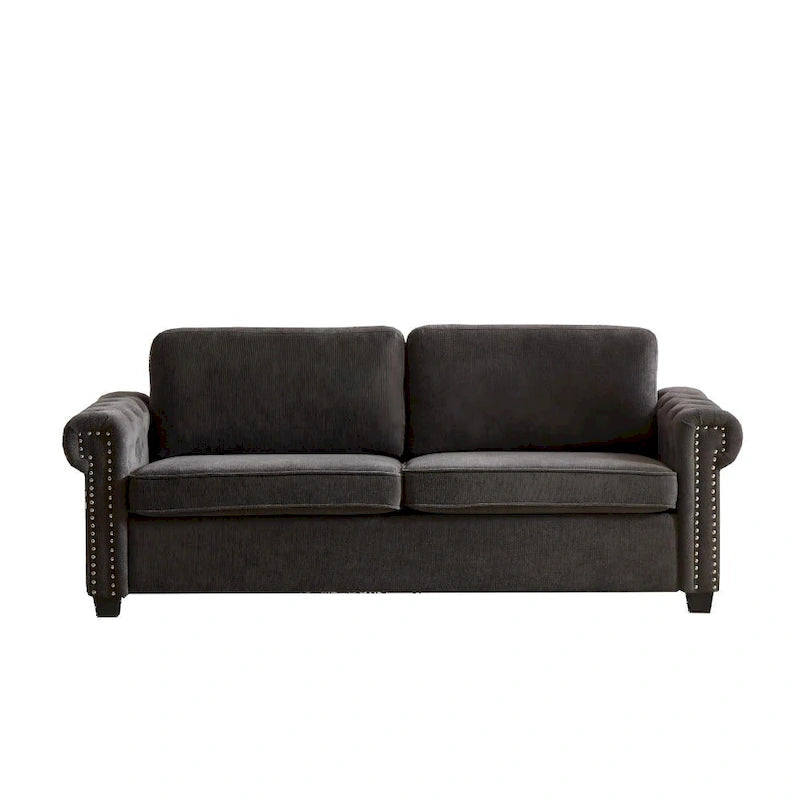 Canapé-lit convertible 2 en 1 en polyester de 83,8 pouces