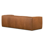 Canapé Poly &amp; Bark Capa 92 - Cuir italien pleine fleur véritable