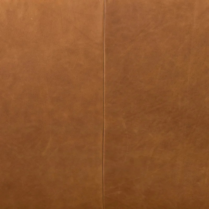 Canapé Poly &amp; Bark Capa 92 - Cuir italien pleine fleur véritable