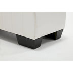 Canapé incurvé moderne en similicuir