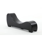 Canapé incurvé moderne en similicuir