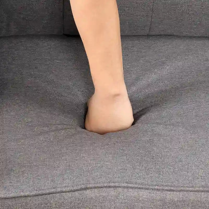 Canapé en tissu de style contemporain moderne pour appartement