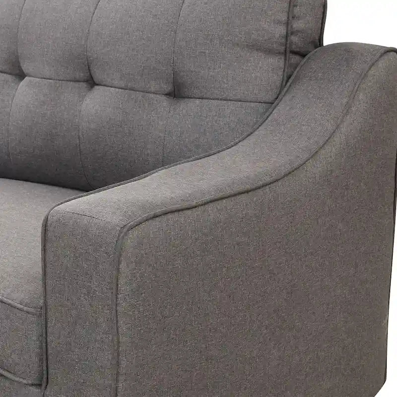 Canapé en tissu de style contemporain moderne pour appartement