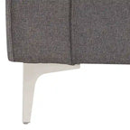 Canapé en tissu de style contemporain moderne pour appartement