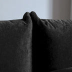 Canapé 3 places moderne et confortable, canapé d'angle en chenille 3 places modulable avec coussins épais