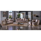 Elise 3-piece Living room Set Pillow Back