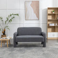Canapé SEYNAR Mid-Century Modern Boucle 51 en bois massif incurvé