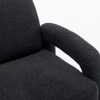 Canapé SEYNAR Mid-Century Modern Boucle 51 en bois massif incurvé