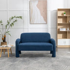 Canapé SEYNAR Mid-Century Modern Boucle 51 en bois massif incurvé