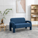 Canapé SEYNAR Mid-Century Modern Boucle 51 en bois massif incurvé