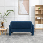 Canapé SEYNAR Mid-Century Modern Boucle 51 en bois massif incurvé