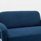 Canapé SEYNAR Mid-Century Modern Boucle 51 en bois massif incurvé