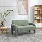 Canapé SEYNAR Mid-Century Modern Boucle 51 en bois massif incurvé