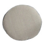 Pouf HomeRoots 18 Bleu 100 % Coton