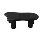 Table basse noire en forme de nuage de 40 pouces pour salon