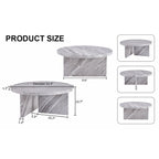 Table basse ronde en MDF blanc à motifs, idéale pour les petits espaces et les salons.