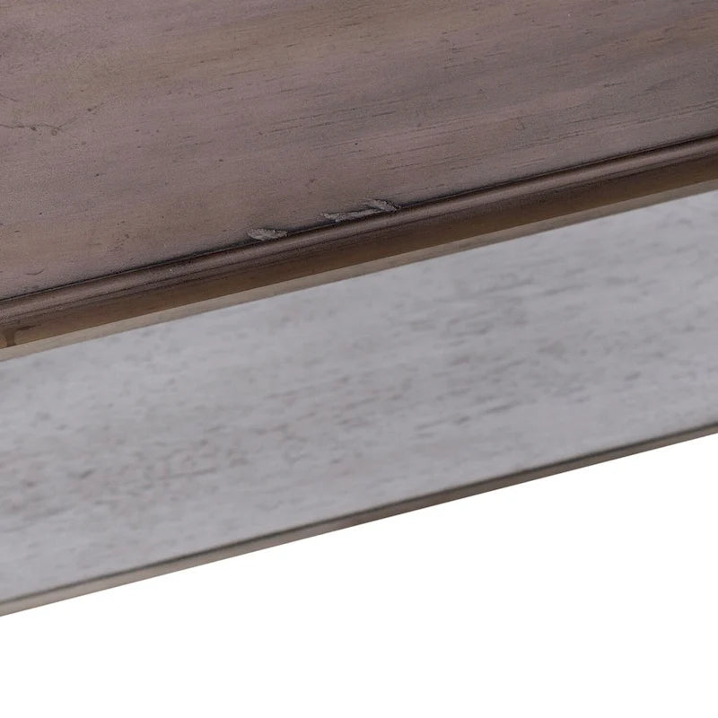 Ensemble de table basse 3 pièces Ocean Isle, blanc antique et pin vieilli