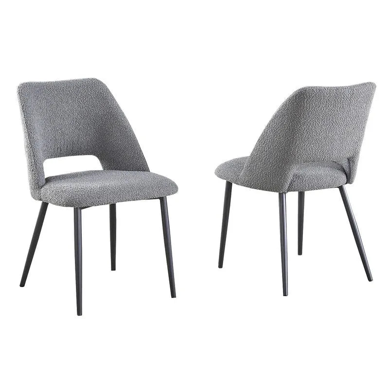 Ensemble de 2 chaises d'appoint rembourrées de qualité supérieure