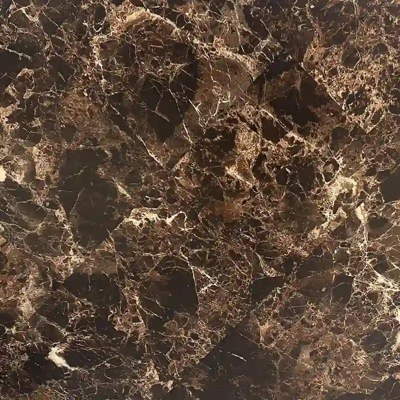Ensemble de salle à manger de cuisine moderne 5 pièces en faux marbre avec 4 chaises en cuir PU rembourrées
