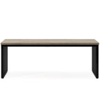 Table de cuisine/salle à manger de 78,74 pouces avec pieds en métal