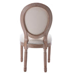 Chaise de salle à manger rembourrée vintage française Mieres, chaise d'appoint (lot de 2) - Non disponible