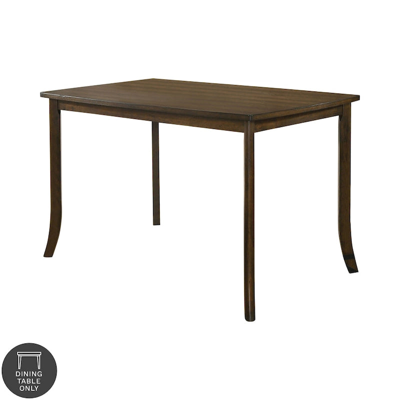 Table de salle à manger haute de comptoir Dola Traditional en chêne de 59 pouces de Furniture of America