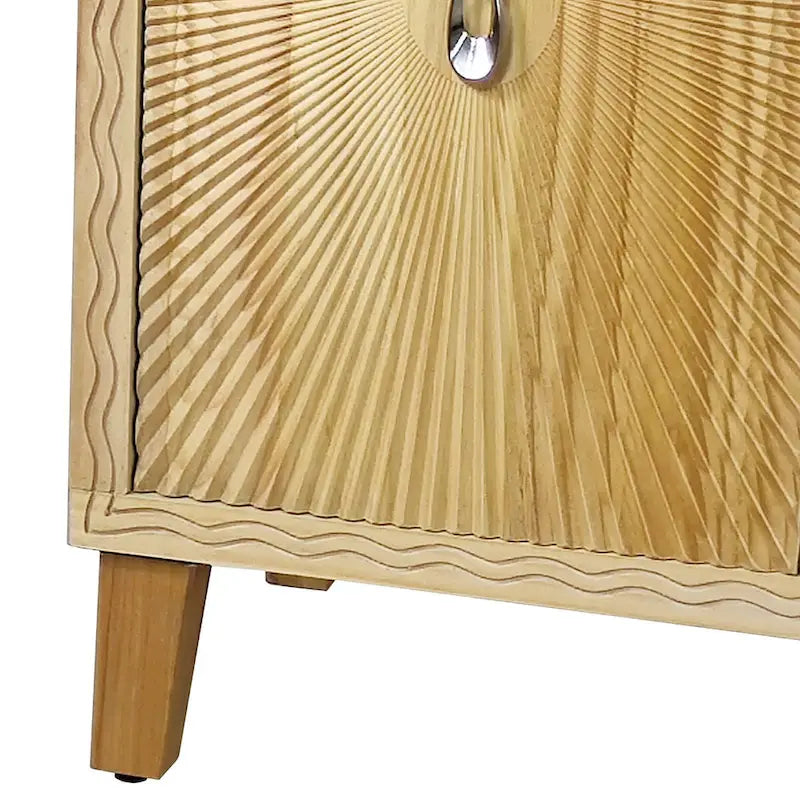 Meuble d'appoint, meuble de rangement à 4 portes, buffet de salle à manger