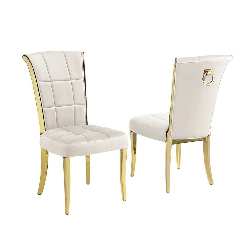 Ensemble de salle à manger rond 5 pièces Best Quality Furniture D325-SC324-7