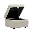 Canapé d'angle 87,7 cm en tissu polaire doux et confortable