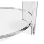 Table d'appoint moderne en acrylique Justin