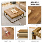 Table basse en bois naturellement élégante