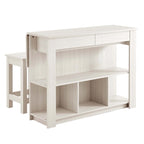 Ensemble îlot de cuisine et tabouret Meadowbrook 3 pièces