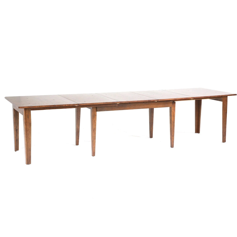 Collection de salle à manger 14 pièces Simply Solid Auden en bois massif vieilli