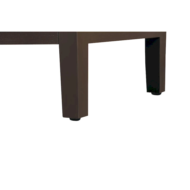 Buffet d'appoint à 4 portes en bois sergé