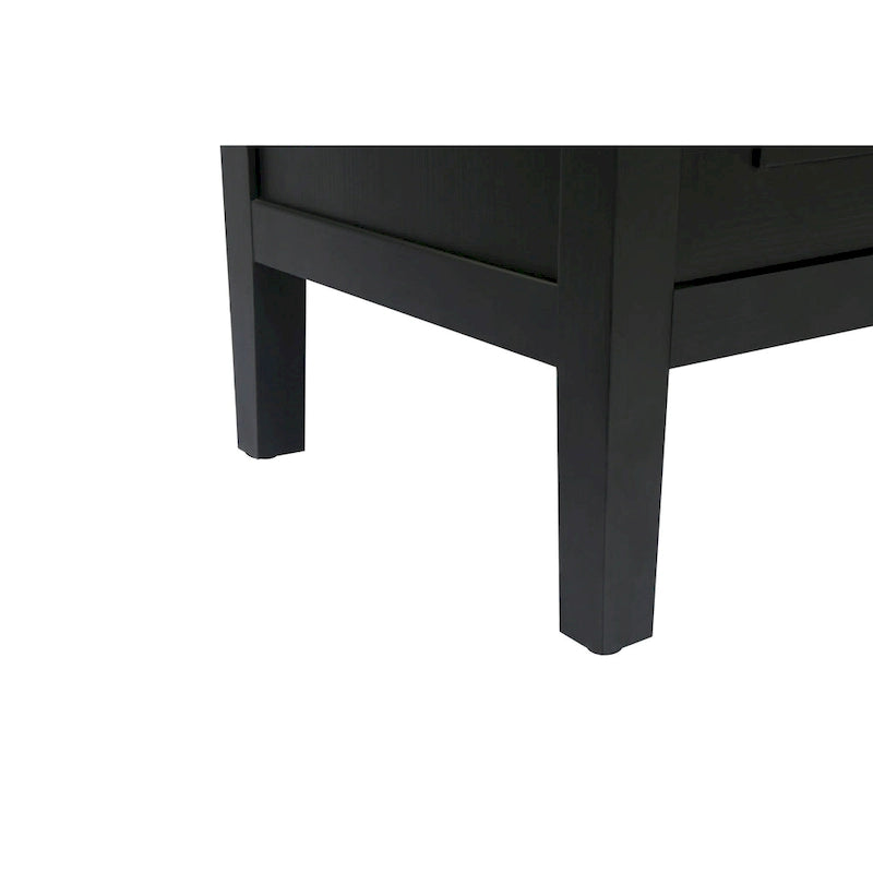 Buffet d'appoint à 4 portes en bois sergé