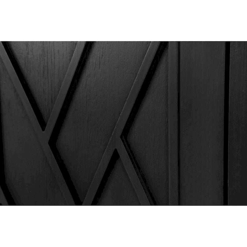 Buffet d'appoint à 4 portes en bois sergé