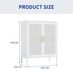 Armoire de rangement métallique à 2 portes et 2 étagères réglables, armoire de rangement de garage verrouillable en acier, classeur métallique