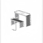 Ensemble de salle à manger 3 pièces (banc et table)