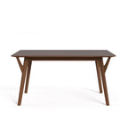 Ensemble de table à manger en bois 7 pièces Beck Mid-century de Furniture of America