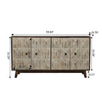 Buffet vintage à 59 844 portes, buffet autoportant, meuble de rangement