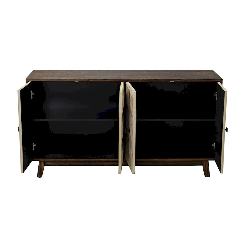 Buffet vintage à 59 844 portes, buffet autoportant, meuble de rangement