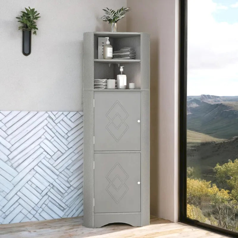 Meuble d'angle de salle de bain