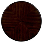 Table d'appoint ronde de 56 cm, table de chevet en bois massif avec étagère, table d'angle pour salon, montage facile