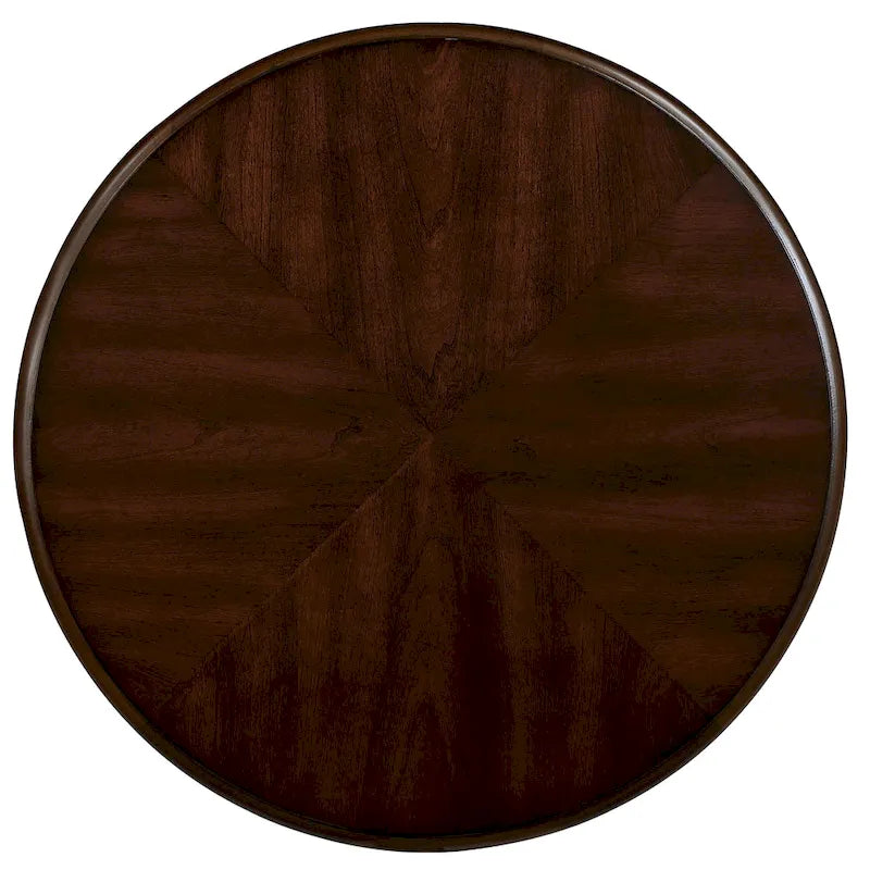 Table d'appoint ronde de 56 cm, table de chevet en bois massif avec étagère, table d'angle pour salon, montage facile