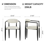 Ensemble de salle à manger 9 pièces, moderne et minimaliste, extensible, avec plateau en pierre frittée et 8 chaises en tissu (94,48 €).