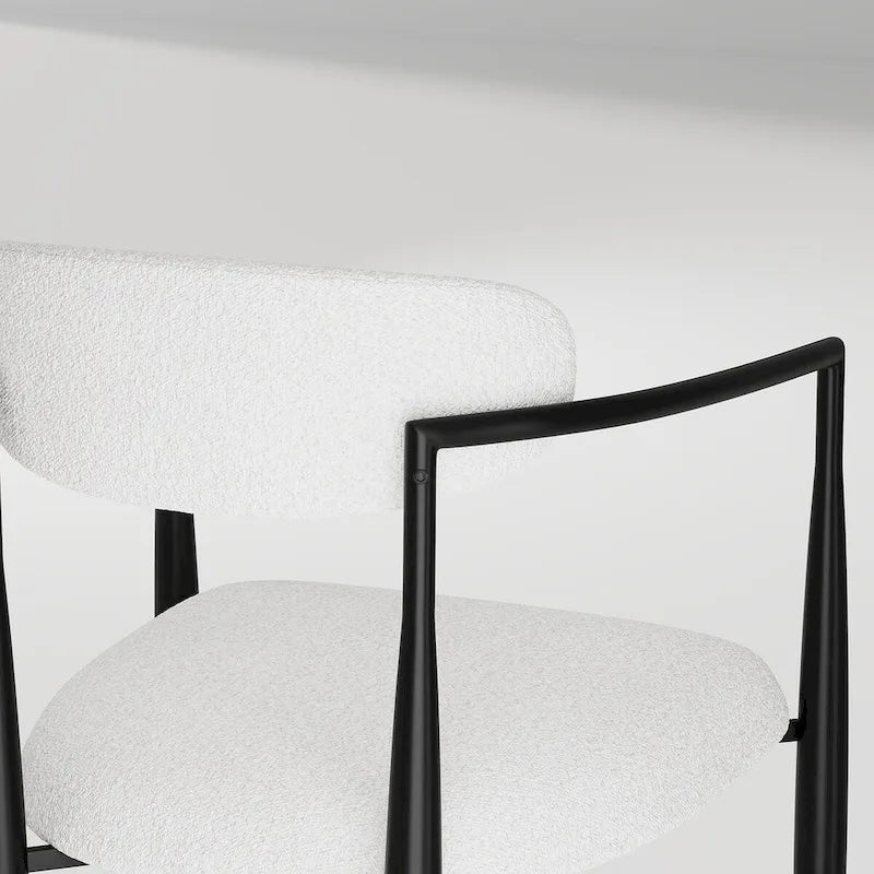 Ensemble de salle à manger 9 pièces, moderne et minimaliste, extensible, avec plateau en pierre frittée et 8 chaises en tissu (94,48 €).