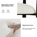 Ensemble de salle à manger 9 pièces, moderne et minimaliste, extensible, avec plateau en pierre frittée et 8 chaises en tissu (94,48 €).